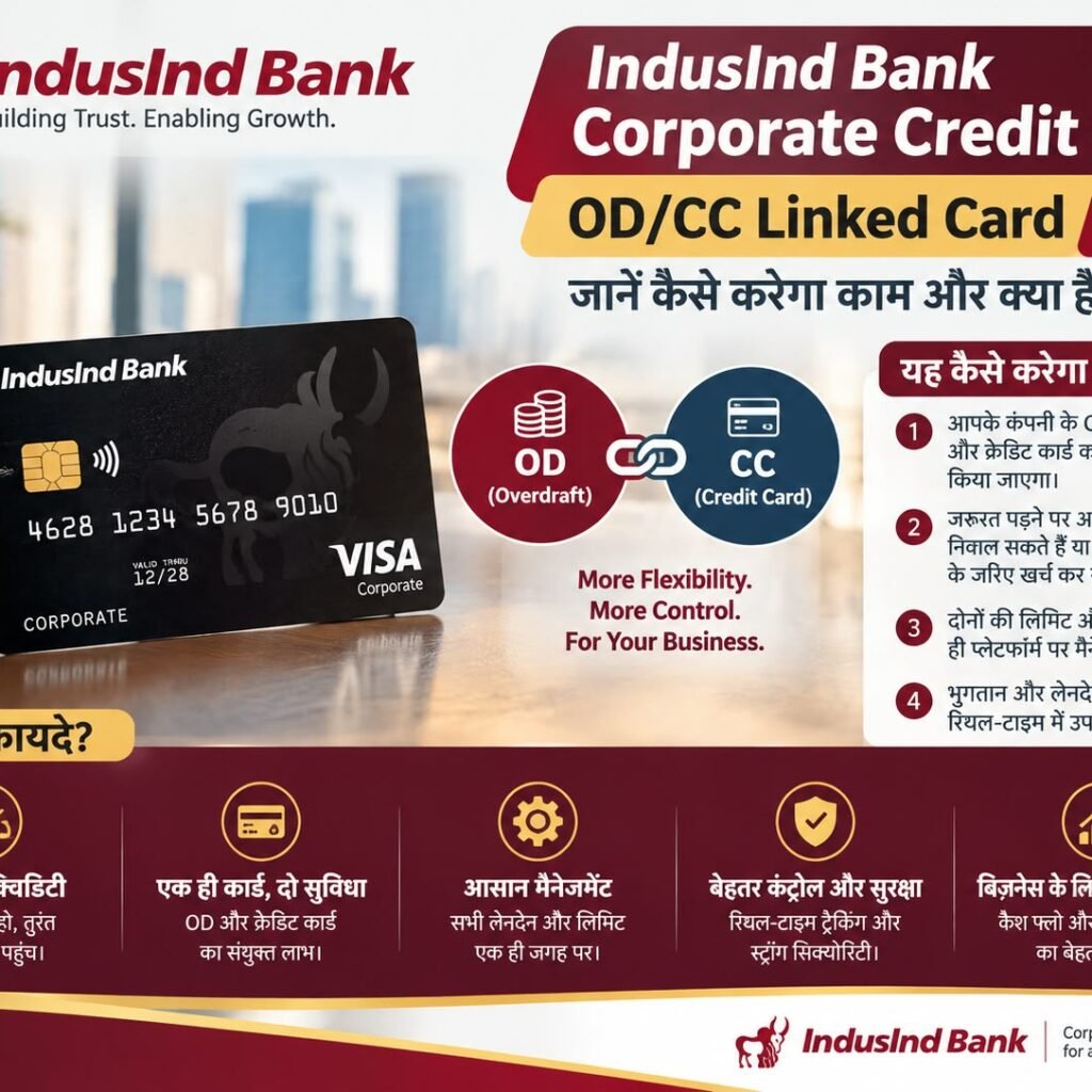IndusInd Bank OD CC Linked Corporate Credit Card
