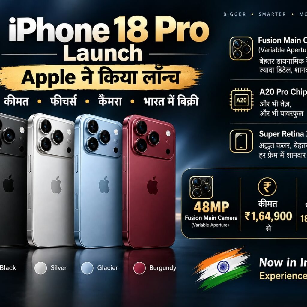 iPhone 18 Pro और iPhone 18 Pro Max 2026