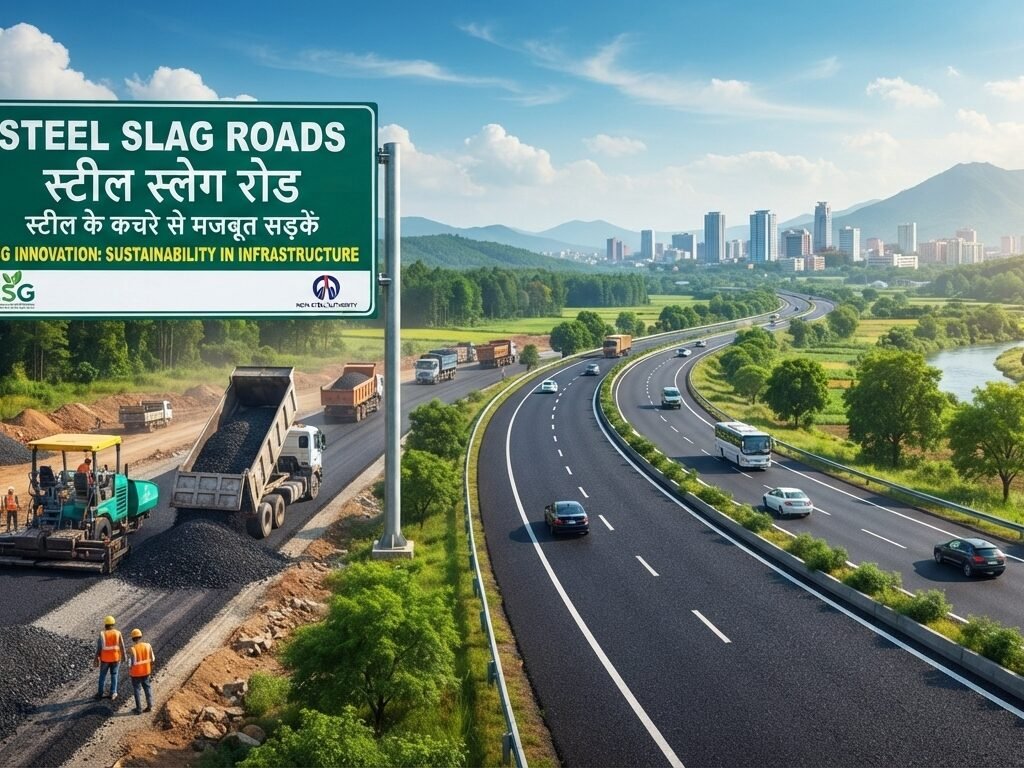 Steel Slag Roads