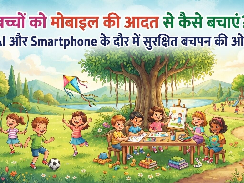 बच्चों को मोबाइल की आदत से बचाने के लिए माता-पिता का मार्गदर्शन