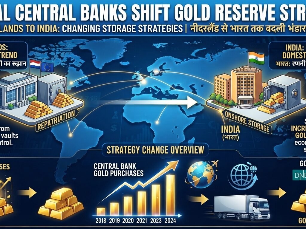 Central Bank Gold Reserves Strategy में Netherlands और India की भूमिका