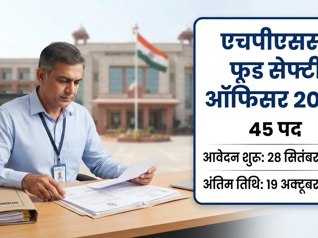 HPSC Food Safety Officer Recruitment 2026 45 Posts