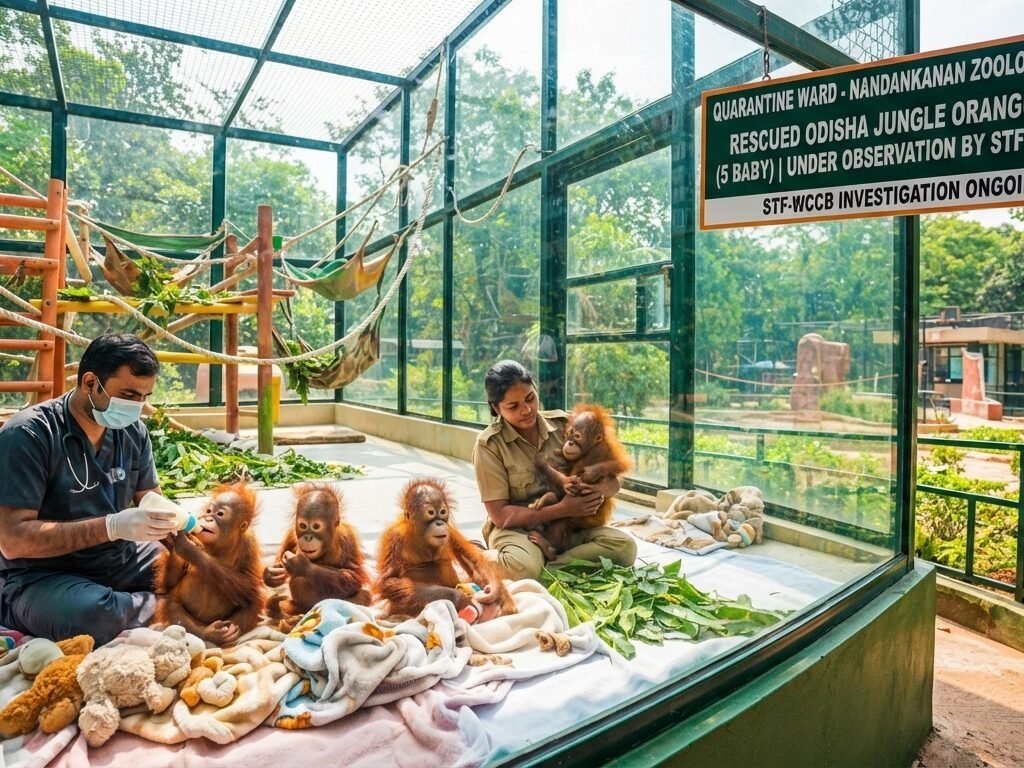 ओडिशा के बालासोर जंगल में मिले 5 ओरंगुटान
