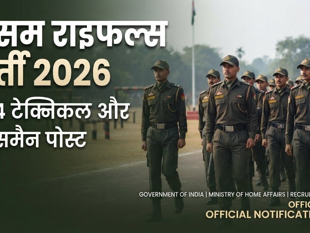 Assam Rifles Recruitment 2026 354 Technical and Tradesman Vacancy