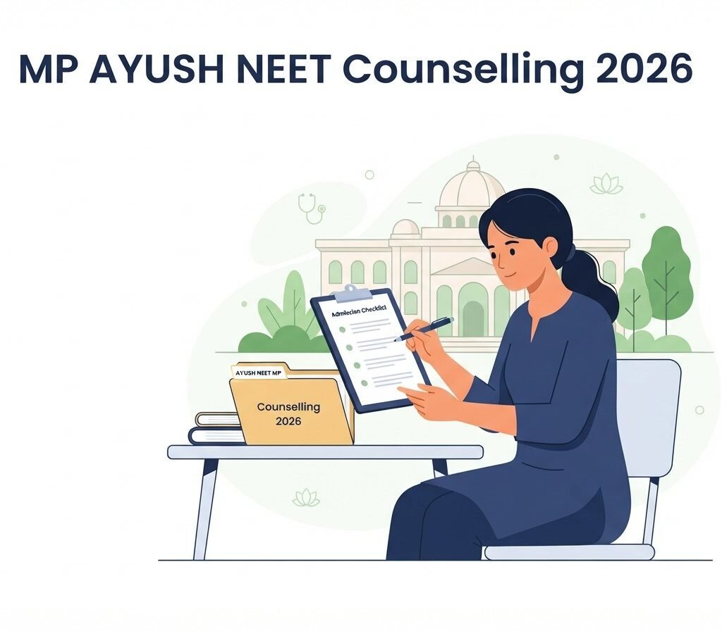 MP AYUSH Counselling 2026 कॉलेज रिपोर्टिंग के जरूरी दस्तावेज