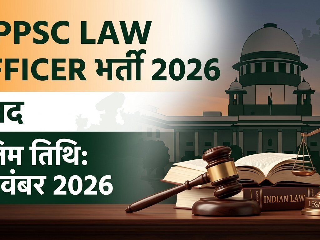 MPPSC Law Officer Recruitment 2026 में 4 पदों की भर्ती