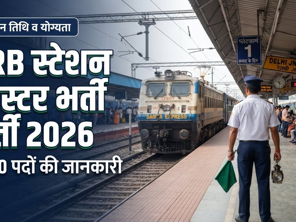 RRB स्टेशन मास्टर भर्ती 2026 और रेलवे नौकरी की जानकारी