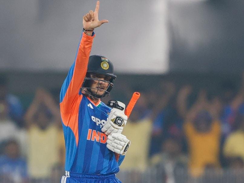 भारत बनाम न्यूजीलैंड तीसरे T20I में अभिषेक शर्मा की बल्लेबाजी