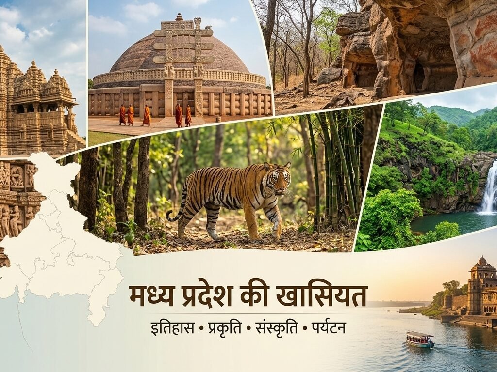 मध्य प्रदेश के प्रमुख पर्यटन स्थल और प्राकृतिक सुंदरता